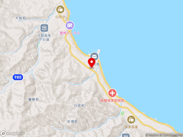 北海道の道の駅 縄文ロマン　南かやべの地図