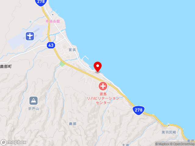 北海道の道の駅 しかべ間歇泉公園の地図