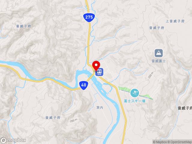 北海道の道の駅おといねっぷの地図