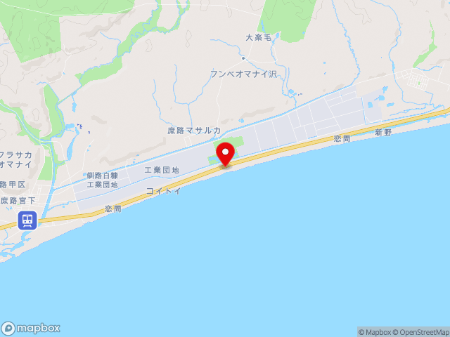 北海道の道の駅しらぬか恋問の地図