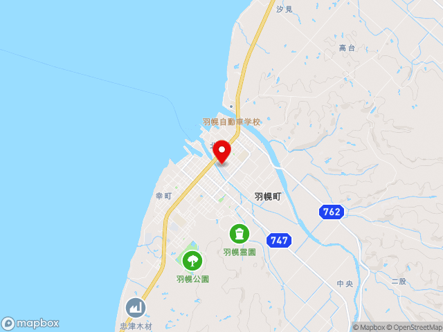 北海道の道の駅 ほっと♡はぼろの地図