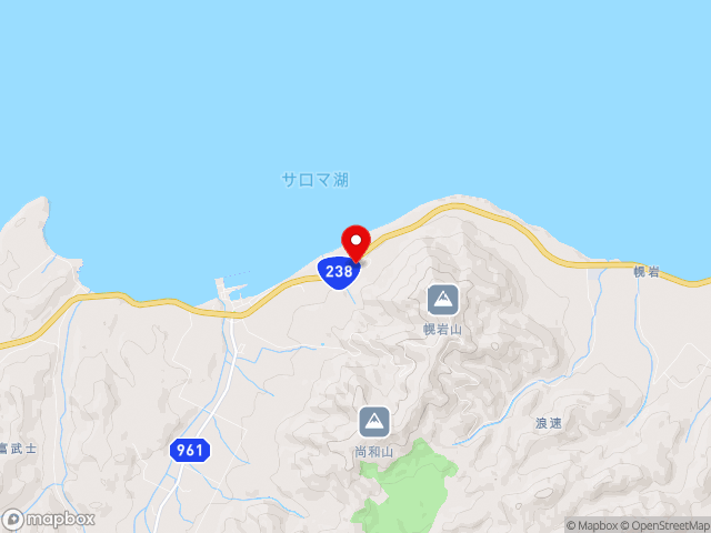 北海道の道の駅 サロマ湖の地図
