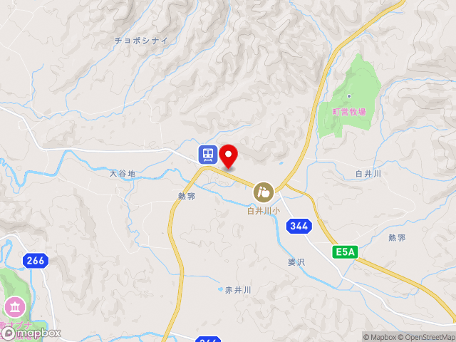 北海道の道の駅くろまつないの地図