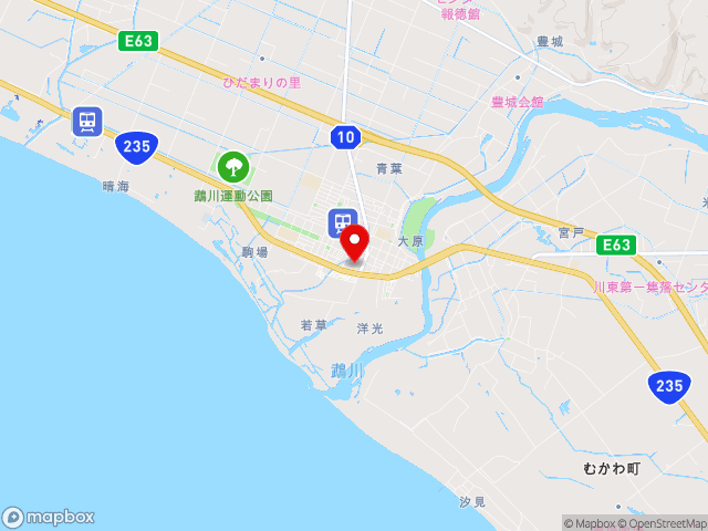 北海道の道の駅むかわ四季の館の地図