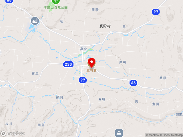 北海道の道の駅 真狩フラワーセンターの地図