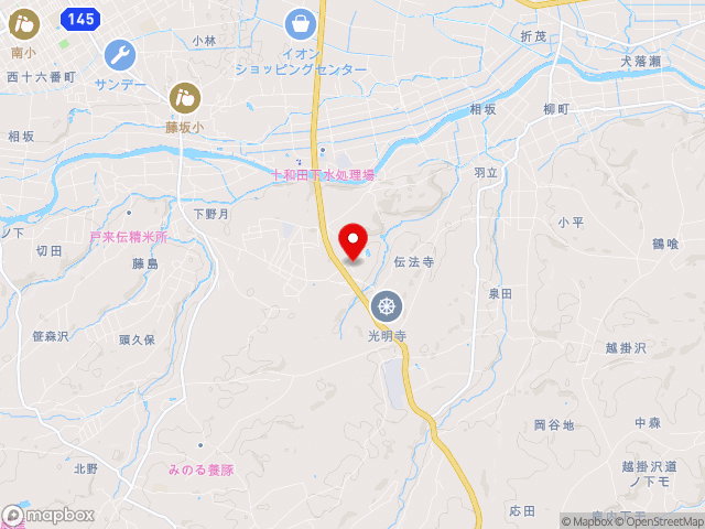 青森県の道の駅とわだの地図