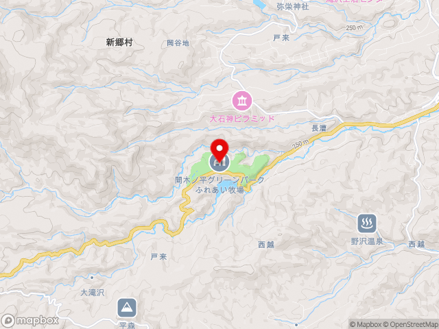 青森県の道の駅 しんごうの地図