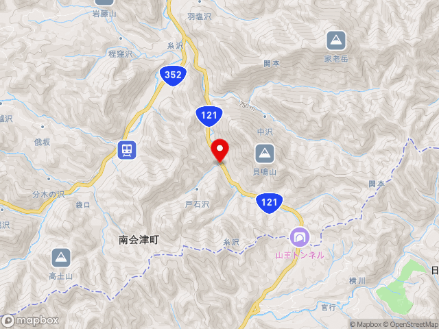 福島県の道の駅 たじまの地図
