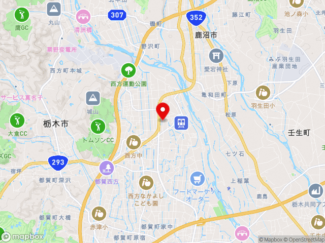 栃木県の道の駅 にしかたの地図