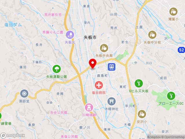 主要地方道矢板・那須線沿いの道の駅 やいたの地図