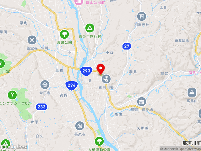 栃木県の道の駅 ばとうの地図