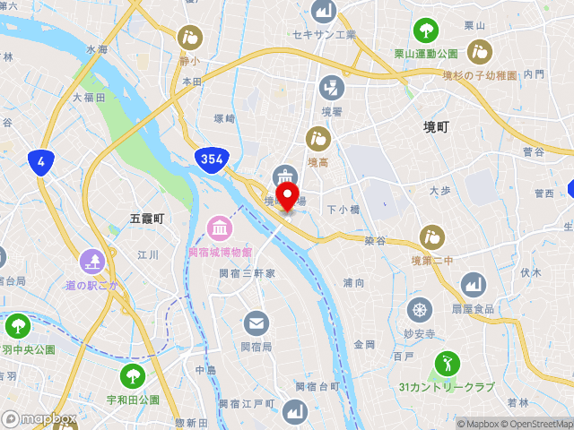 埼玉県の道の駅 さかいの地図