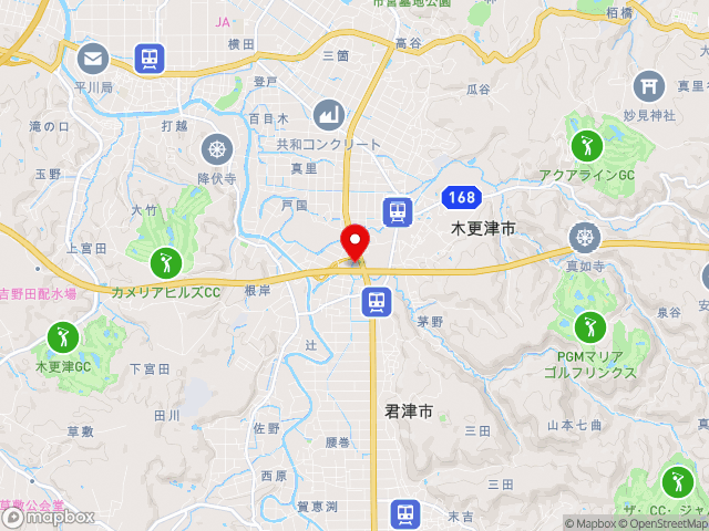 千葉県の道の駅 木更津 うまくたの里の地図