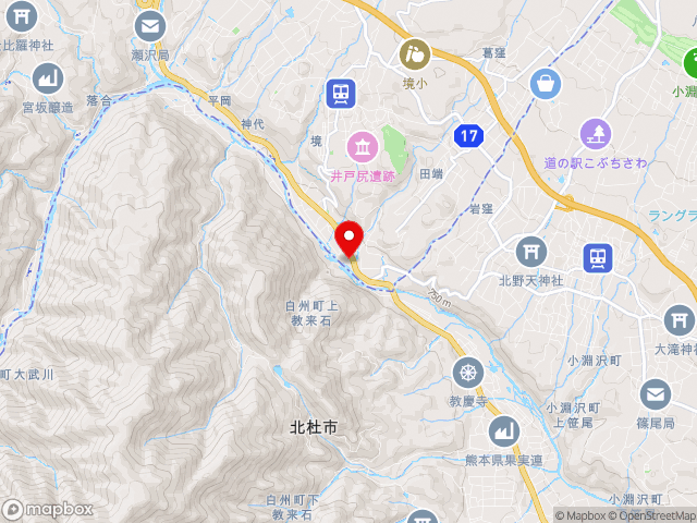 長野県の道の駅信州蔦木宿の地図