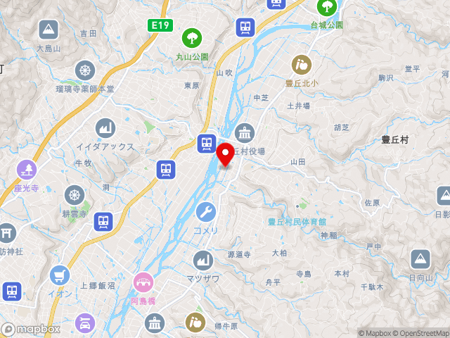 長野県の道の駅南信州とよおかマルシェの地図