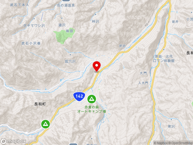 国道142号沿いの道の駅 和田宿ステーションの地図