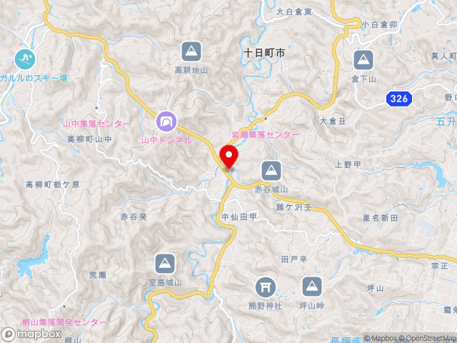 新潟県の道の駅瀬替えの郷せんだの地図