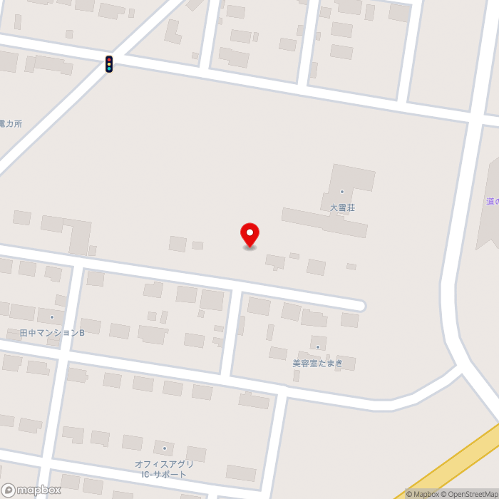 道の駅かみしほろの地図（zoom17）北海道河東郡上士幌町字上士幌東3線227番地1