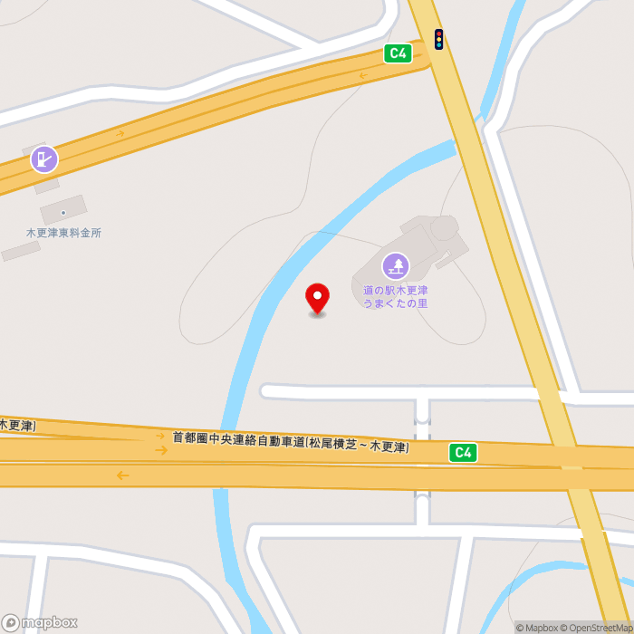 道の駅木更津 うまくたの里の地図（zoom17）千葉県木更津市下郡1369-1