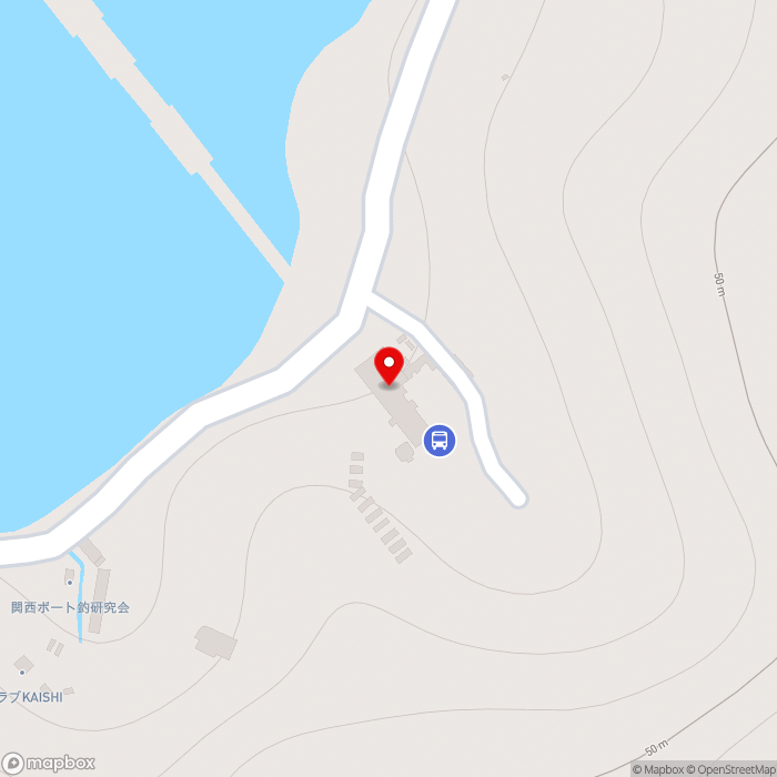 道の駅とっとパーク小島の地図（zoom17）大阪府泉南郡岬町多奈川小島455-1