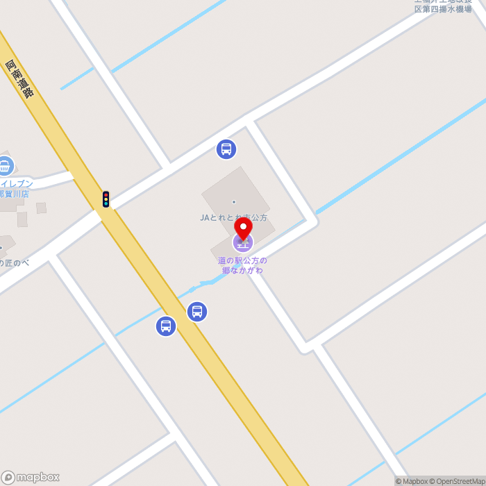 道の駅公方の郷なかがわの地図（zoom17）徳島県阿南市那賀川町大字工地803番地