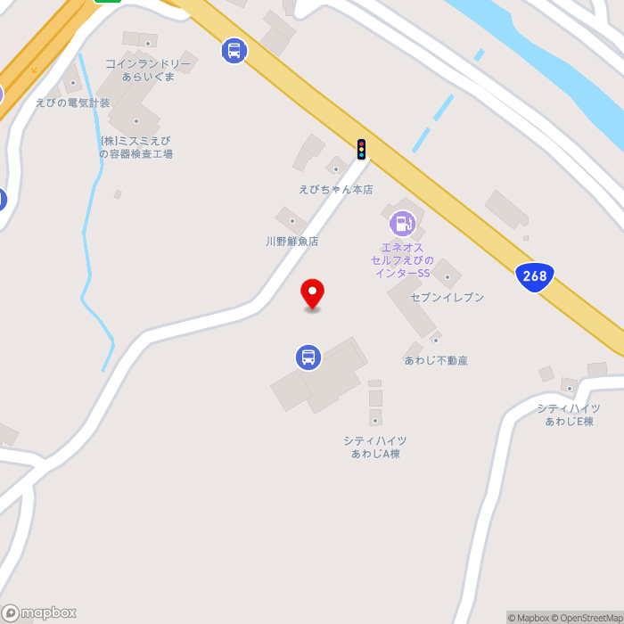 道の駅えびのの地図（zoom17）宮崎県えびの市大字永山1006番地1