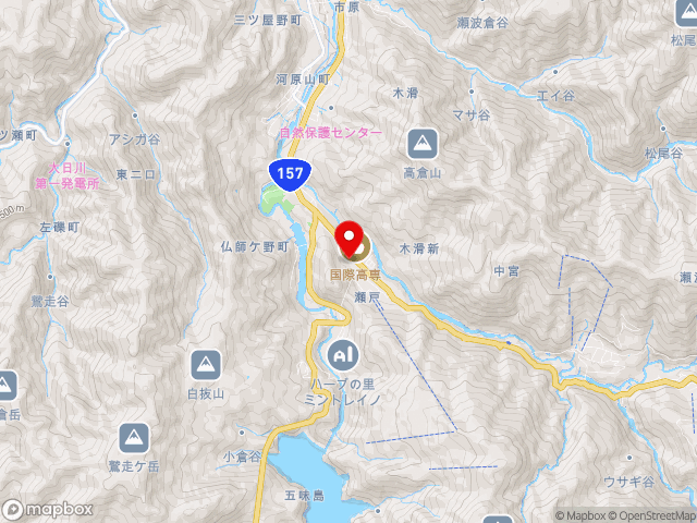 石川県の道の駅 瀬女の地図