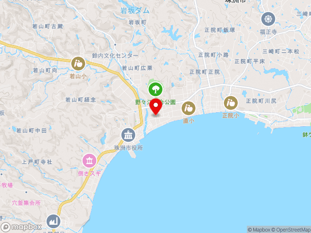 石川県の道の駅すずなりの地図