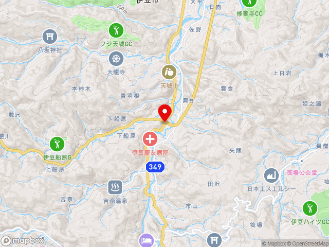 道の駅伊豆月ケ瀬地図