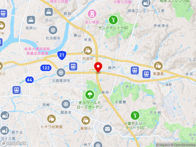 国道21号沿いの道の駅 可児ッテ「ＣＡＮＩＴＴＥ」の地図