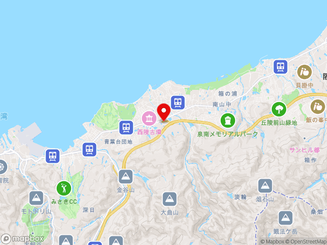 和歌山県の道の駅 みさきの地図