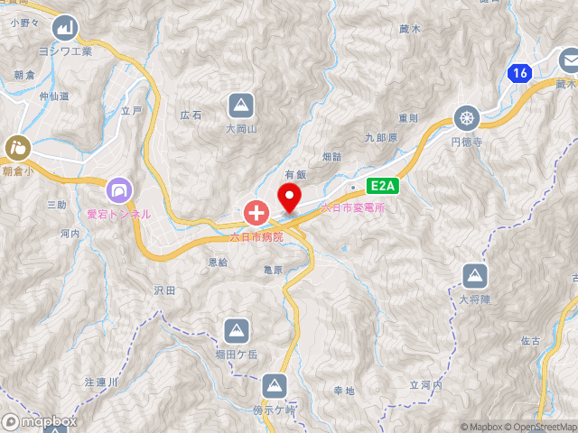 島根県の道の駅 むいかいち温泉の地図