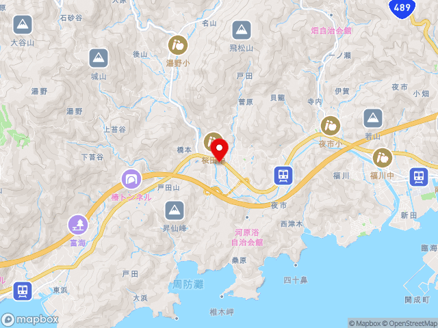 山口県の道の駅 ソレーネ周南の地図