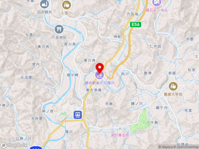 高知県の道の駅あぐり窪川の地図
