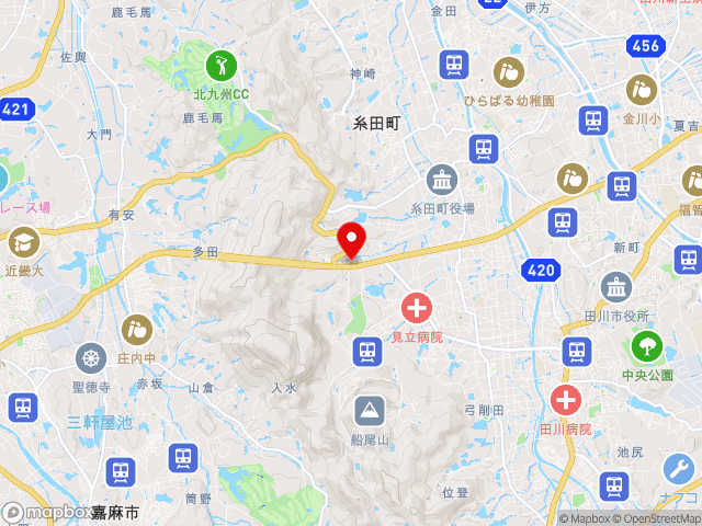 福岡県の道の駅いとだの地図