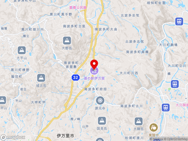 佐賀県の道の駅 伊万里の地図