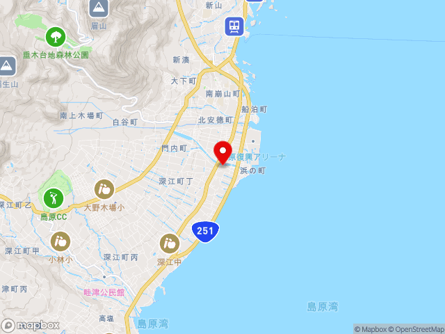 熊本県の道の駅 みずなし本陣ふかえの地図
