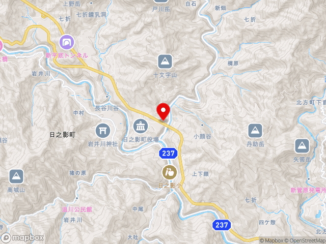 宮崎県の道の駅 青雲橋の地図