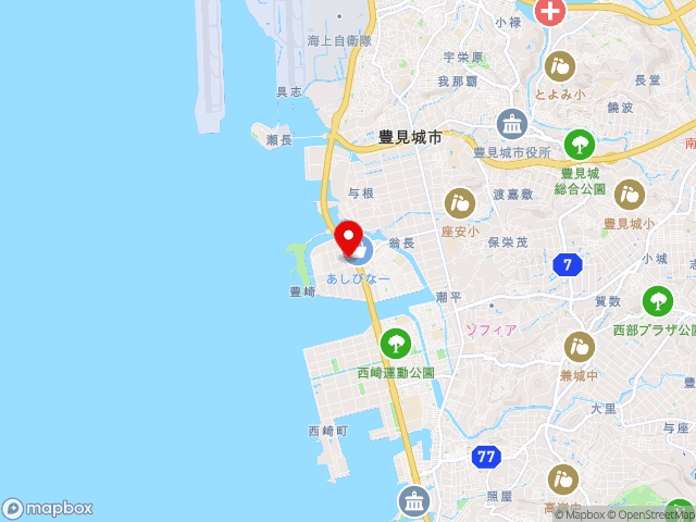 沖縄県の道の駅 豊崎の地図