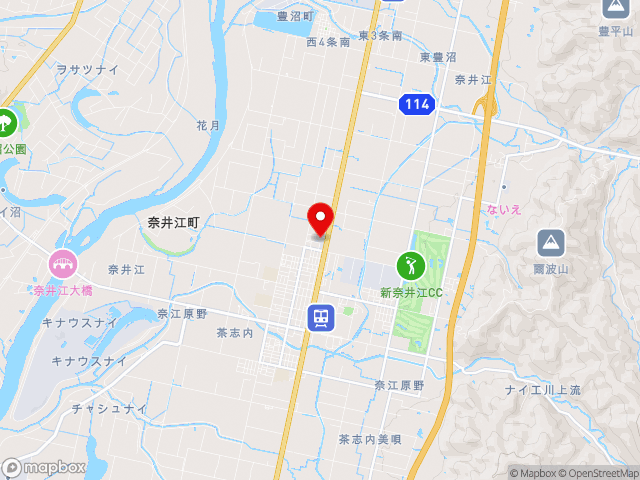 北海道の道の駅 ハウスヤルビ奈井江の地図