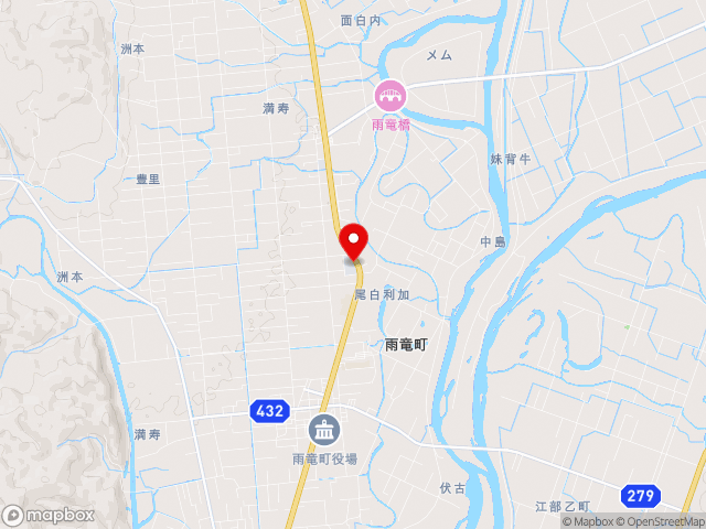 北海道の道の駅田園の里うりゅうの地図