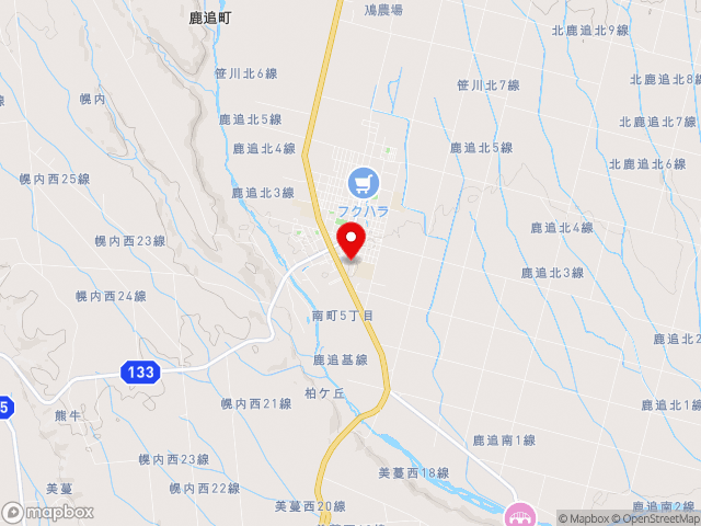 北海道の道の駅しかおいの地図