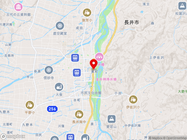 道の駅川のみなと長井地図