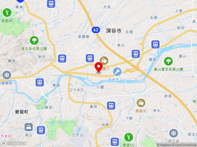 埼玉県の道の駅 はなぞのの地図