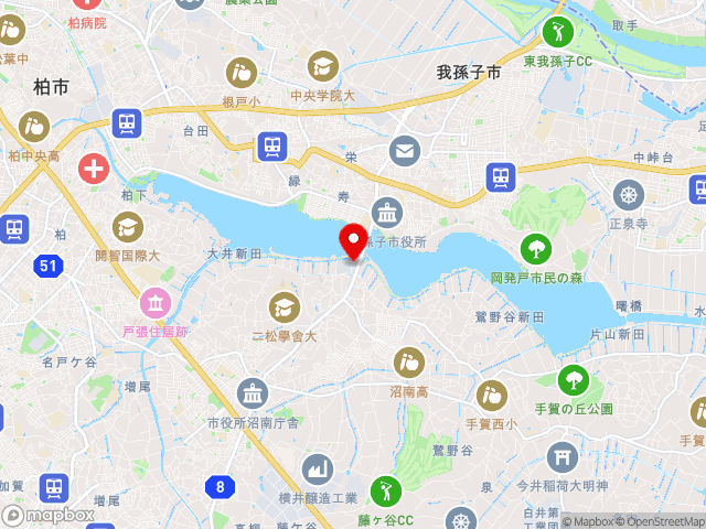 千葉県の道の駅 しょうなんの地図