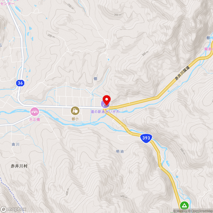 道の駅あかいがわの地図（zoom13）北海道余市郡赤井川村都190-16