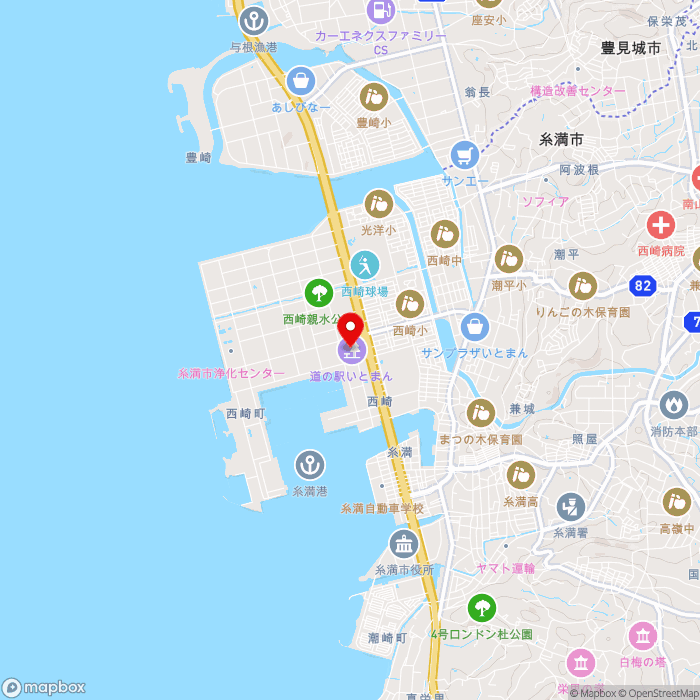 道の駅いとまんの地図（zoom13）沖縄県糸満市西崎町4-19-1