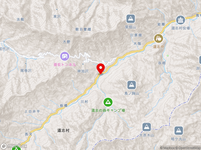 静岡県の道の駅 どうしの地図