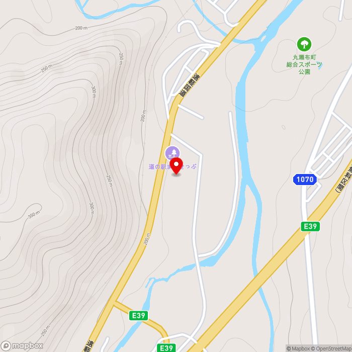 道の駅まるせっぷの地図（zoom15）北海道紋別郡遠軽町丸瀬布元町42-2