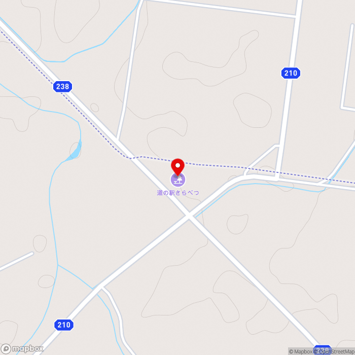 道の駅さらべつの地図（zoom15）北海道河西郡更別村字弘和464-1